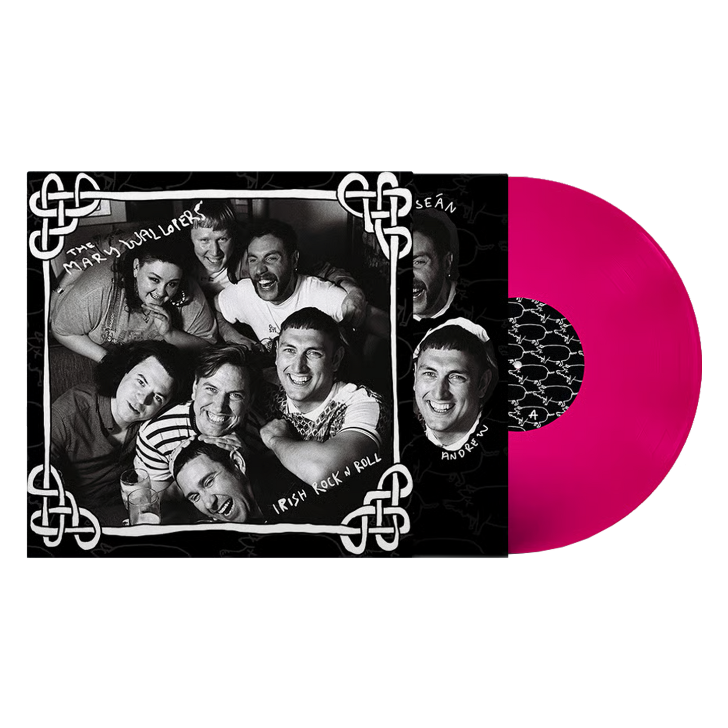 The Mary Wallopers ‘Irish Rock and Roll’ Pink Vinyl LP